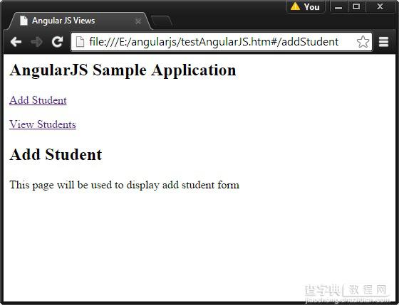 AngularJS 视图详解及示例代码1