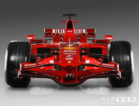 photoshop 合成冒烟行驶的F1赛车3