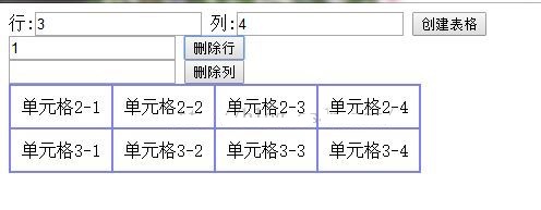 JavaScript如何动态创建table表格3