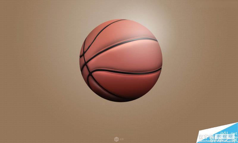 Photoshop绘制超逼真的立体篮球效果图12