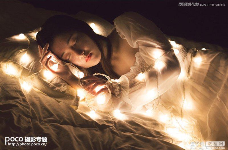 使用Photoshop快速把弱光人像变梦幻唯美的方法3