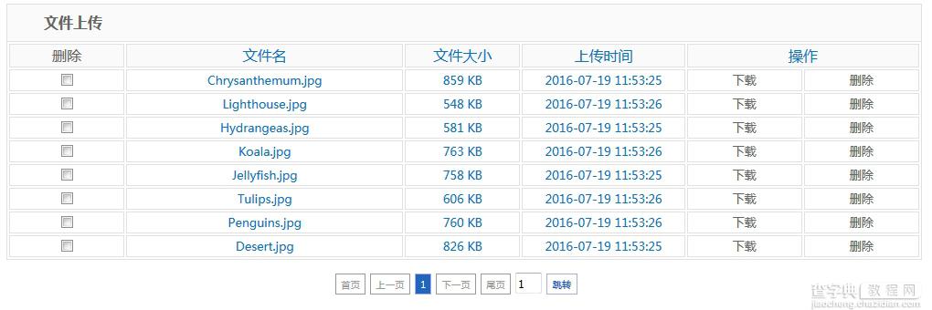 artDialog+plupload实现多文件上传2