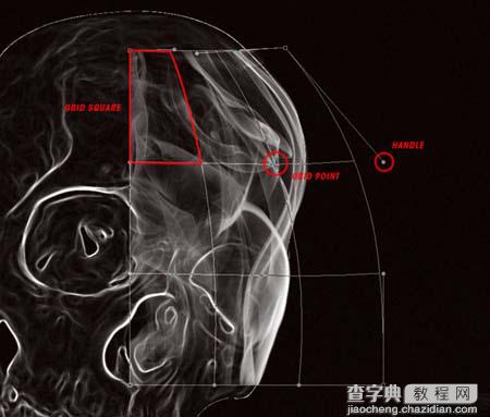 photoshop 合成带有骷髅头像的烟雾19