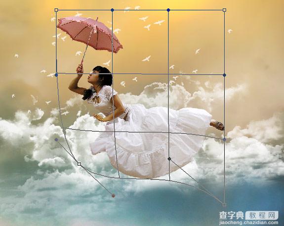 photoshop设计制作出梦幻美女飞天效果教程25