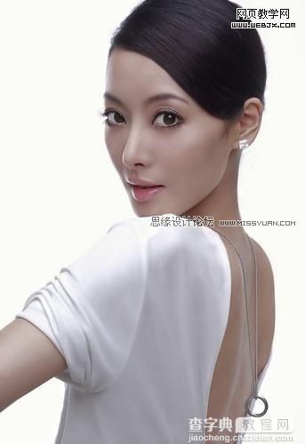 photoshop调色教程 晶莹剔透的美女肌肤7