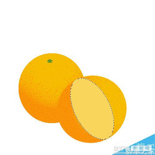 ps绘制一个漂亮逼真的橙子10