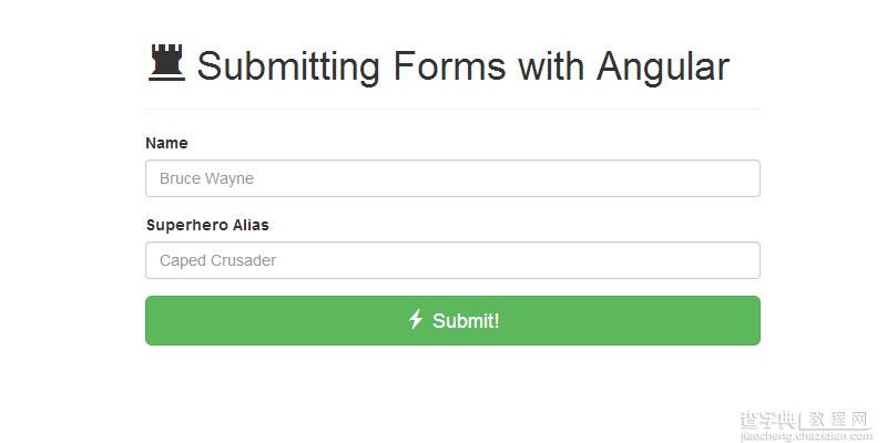 详细分析使用AngularJS编程中提交表单的方式2