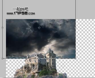 photoshop合成制作出悬崖上的城堡教程6