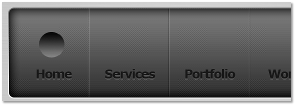 Photoshop 绘制碳纤维风格的网页导航按钮20