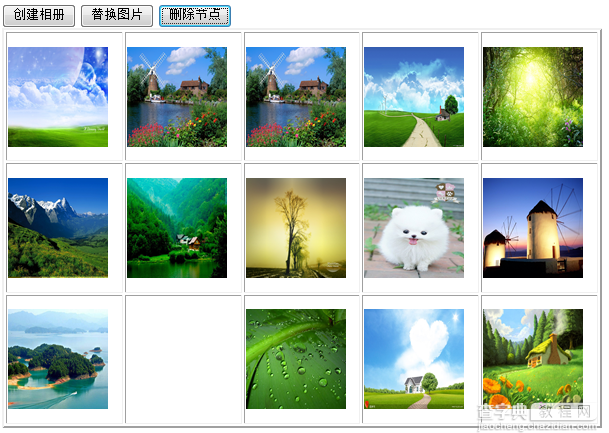JS操作图片(增,删,改) 例子3