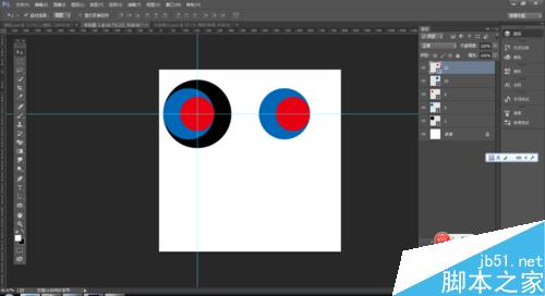 Photoshop制作立体效果的二分环 二分圆13