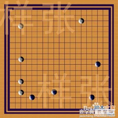 Photoshop制作中国围棋盘效果1