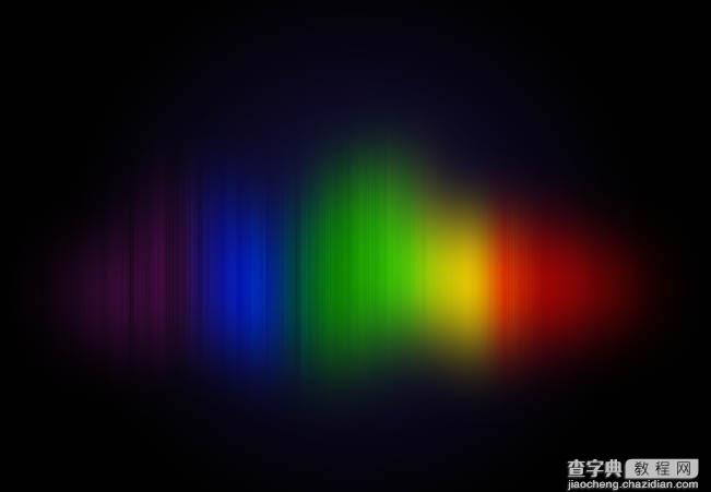 Photoshop打造非常简洁的彩色光斑壁纸9