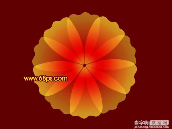 Photoshop 非常可爱的红色花朵壁纸8