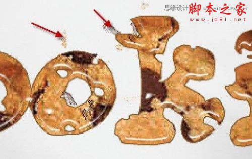 Photoshop CS6设计制作可口的饼干文字特效21