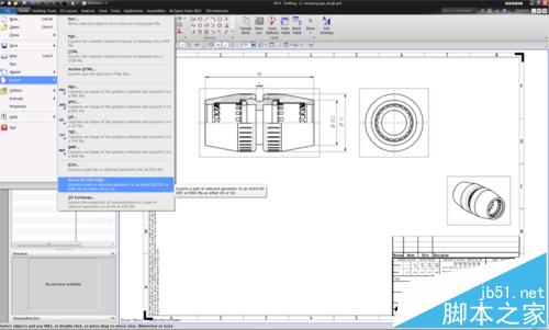 UG NX9.0二维工程图怎么转成CAD图纸?2