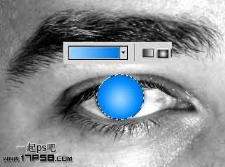 Photoshop打造发光的蓝色数码眼睛3