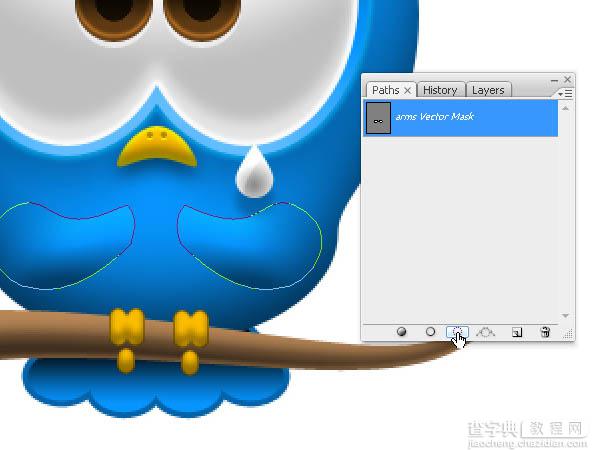 Photoshop打造Twitter可爱蓝色小鸟图标59