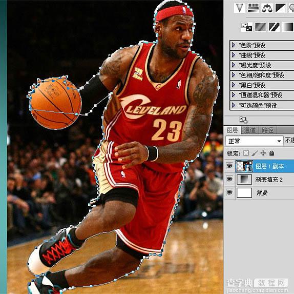 Photoshop制作精彩的篮球球星海报实例教程6