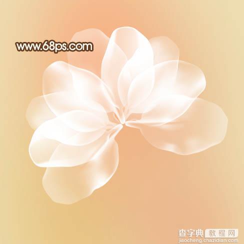 Photosho打造非常梦幻的白色高光花朵34