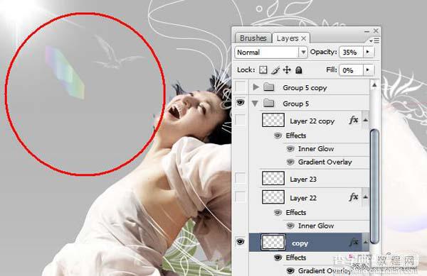 photoshop 打造一张绝美的真人插画42