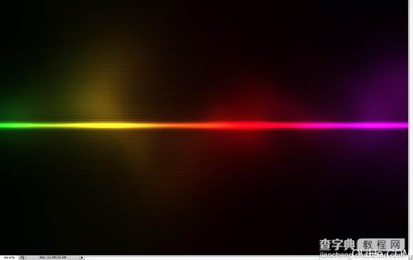 Photoshop 制作漂亮的彩线壁纸9