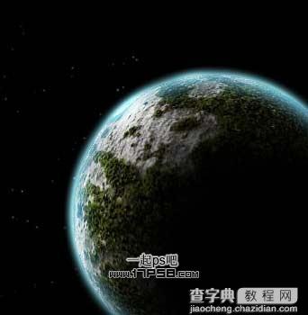 Photoshop打造一幅唯美的宇宙星球图12