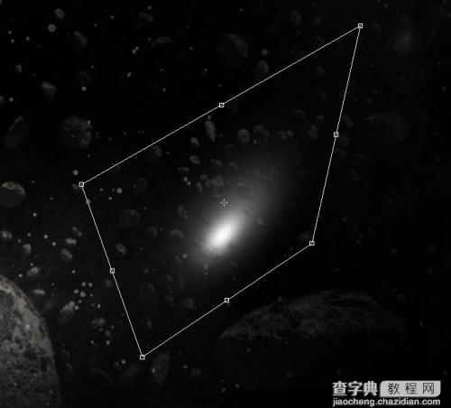 PS制作星空中抽象科幻能量光束特效8