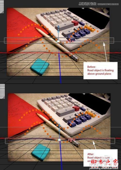 Photoshop CS6设计制作桌面上的创意跑道34
