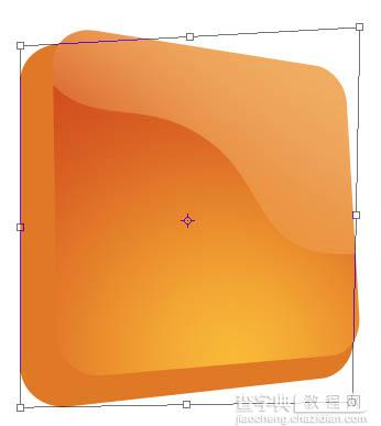 通过Photoshop打造精致的橙色立体订阅图标7