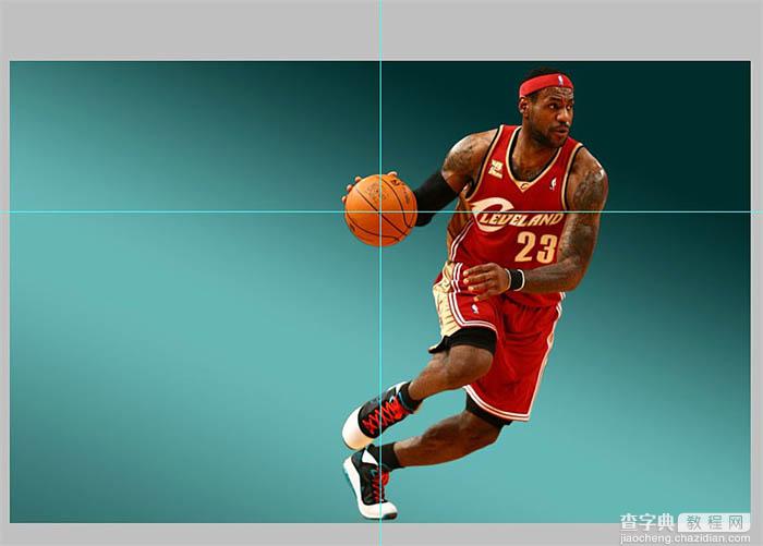 Photoshop制作精彩的篮球球星海报实例教程8
