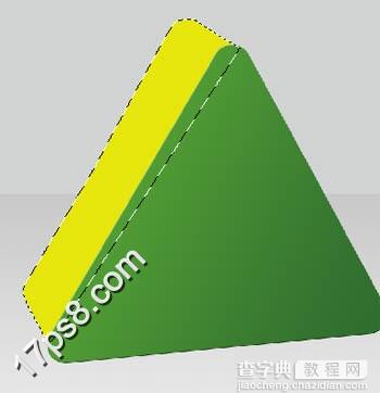 photoshop打造出三维立体三角形图标11