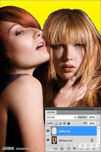 photoshop 利用模特素材制作经典的艺术海报3