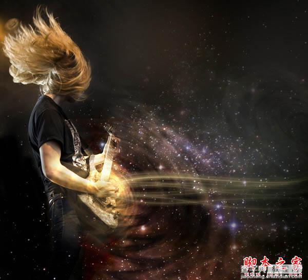 Photoshop设计制作出动感的摇滚音乐海报22