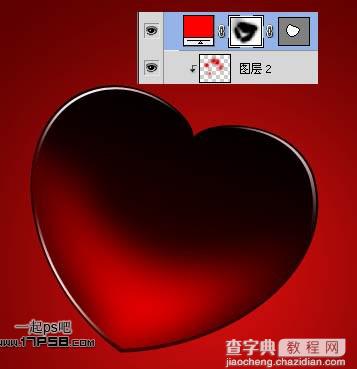 photoshop设计制作出2012情人节红色心形壁纸15