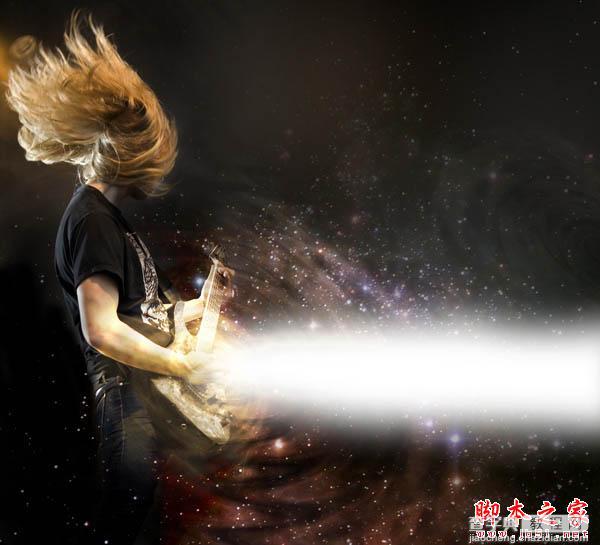 Photoshop设计制作出动感的摇滚音乐海报23