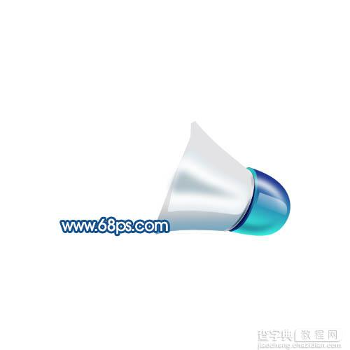 Photoshop 一个水晶风格喇叭图标15