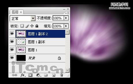 Photoshop 打造一张梦幻的紫色高光壁纸17