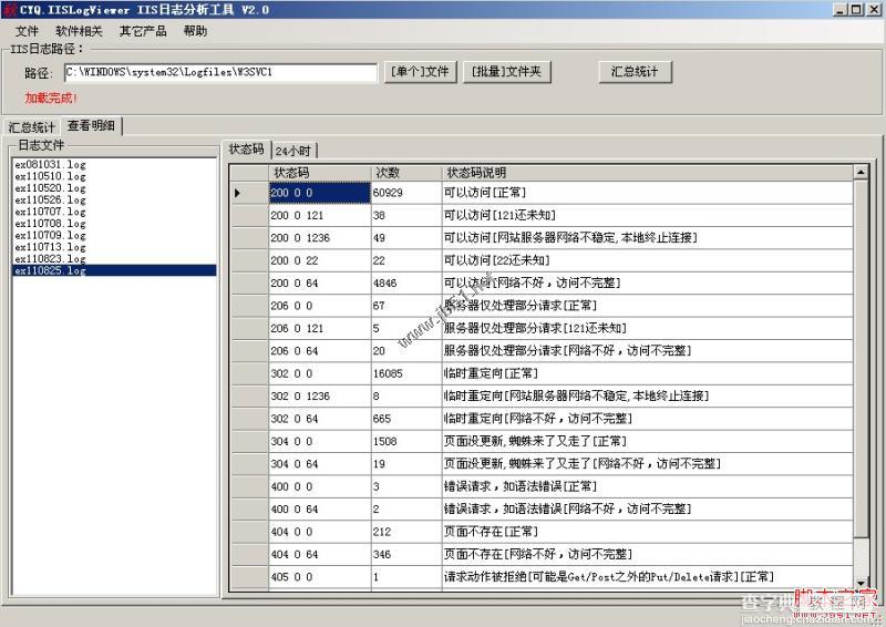 IIS日志分析工具使用图文教程(IISLogsViewer)7