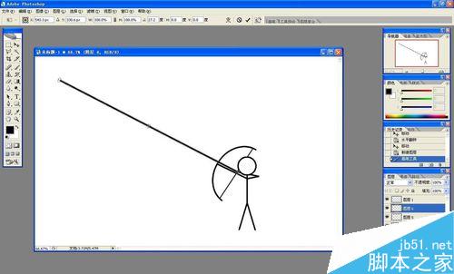 ps绘制一个小人射箭的gif动图10