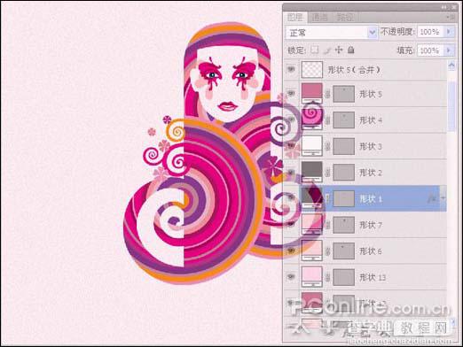 photoshop 漂亮的潮流插画31