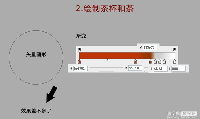 PhotoShop(PS)模仿制作超逼真的一杯茶杯和茶水实例教程3