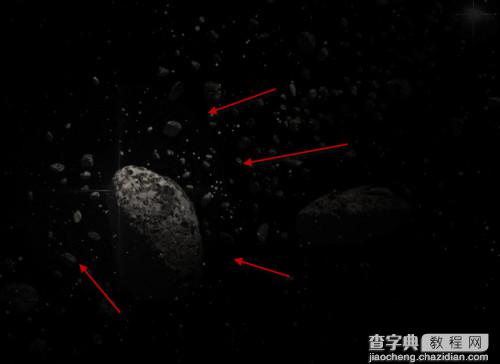 PS制作星空中抽象科幻能量光束特效4