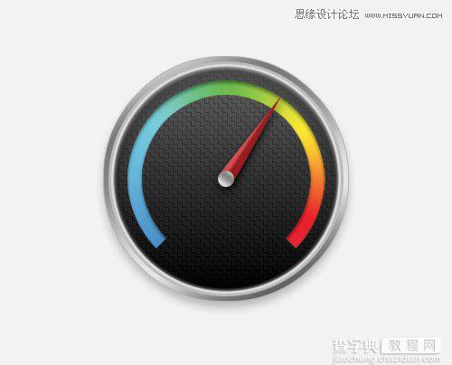photoshop制作出精美的圆形仪表指针图标教程12