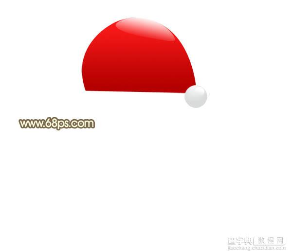 Photoshop打造可爱的红色卡通圣诞老人8