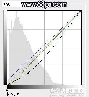 Photoshop调制出唯美的暖色逆光树木边的人物图片12