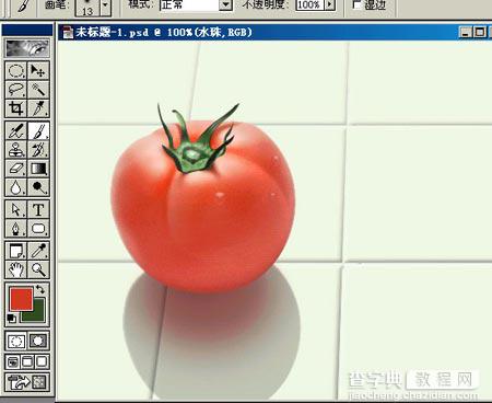 PHOTOSHOP鼠绘出逼真蕃茄教程20