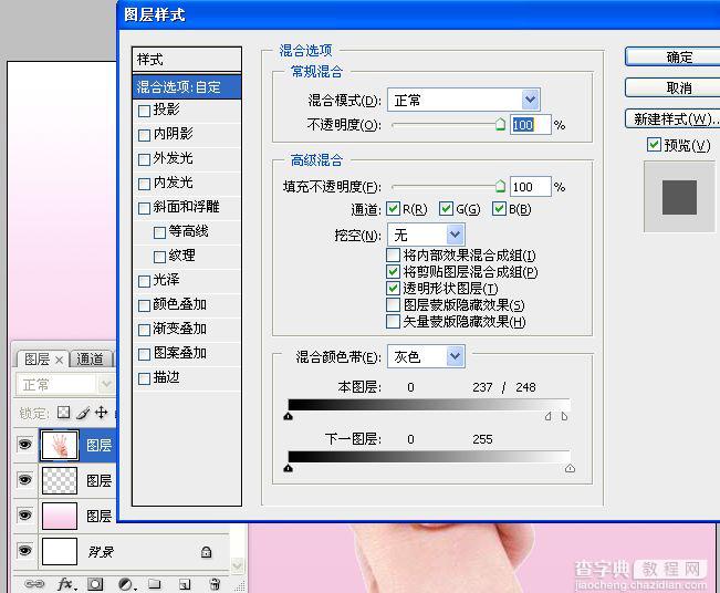 Photoshop使用另类方法给手抠图12