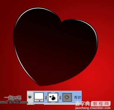 photoshop设计制作出2012情人节红色心形壁纸12