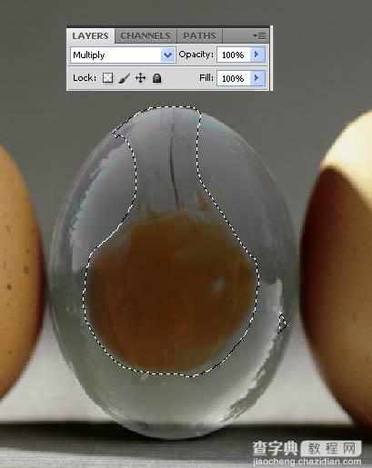 photoshop合成制作出一个半透明的鸡蛋14